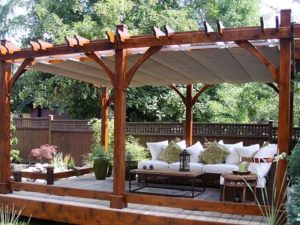 Mái xếp lượn sóng dành cho nhà hàng quán ăn