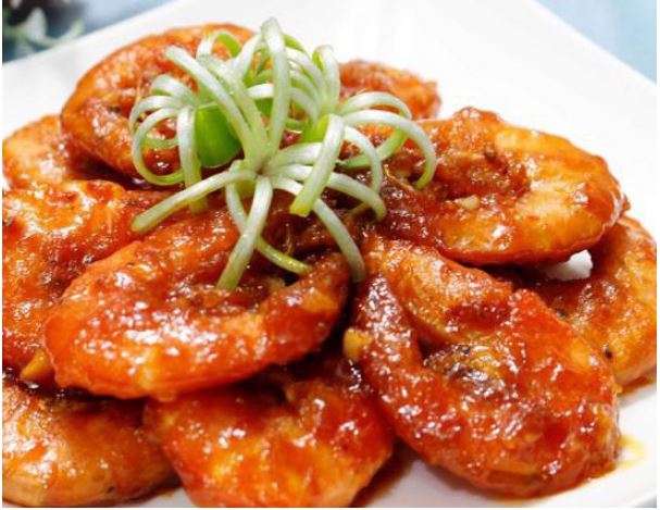 Tôm bóc vỏ sốt me