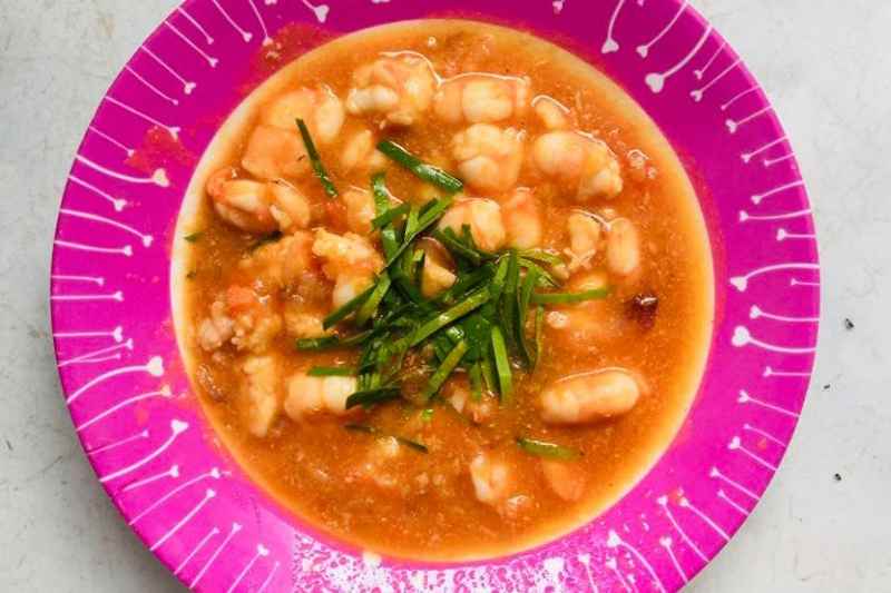 Tôm nõn sốt cà chua
