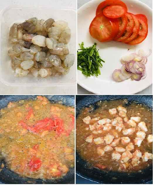 Tôm nõn sốt cà chua