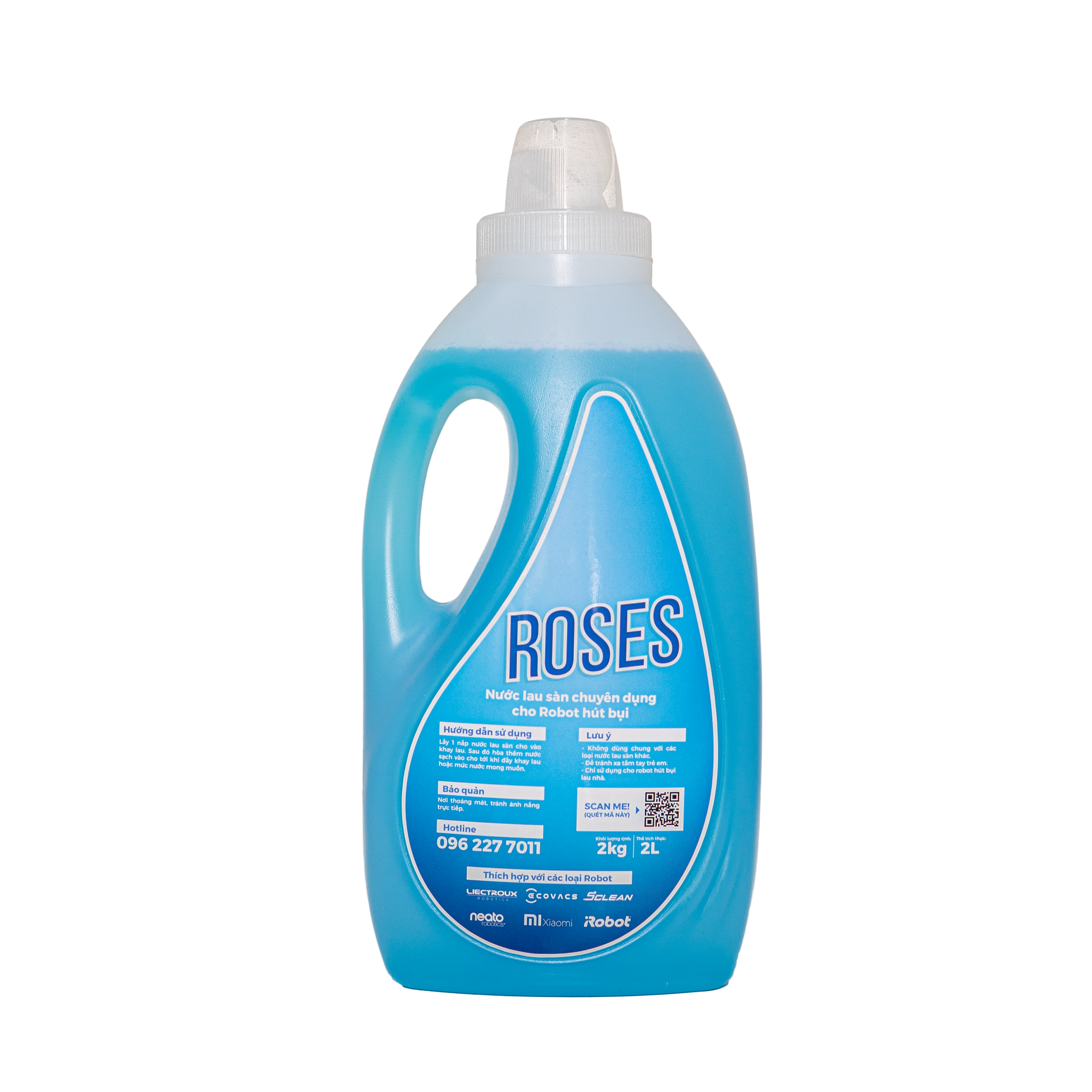 Nước lau sàn chuyên dụng cho robot lau nhà ROSES