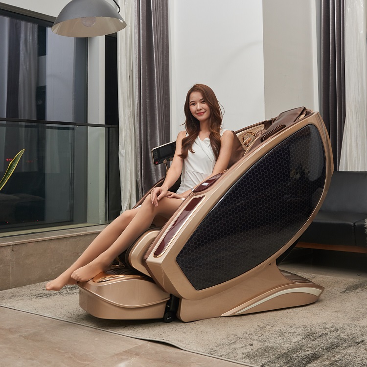 Thiết kế sang trọng đẳng cấp ghế massage Queen Crown Smart One