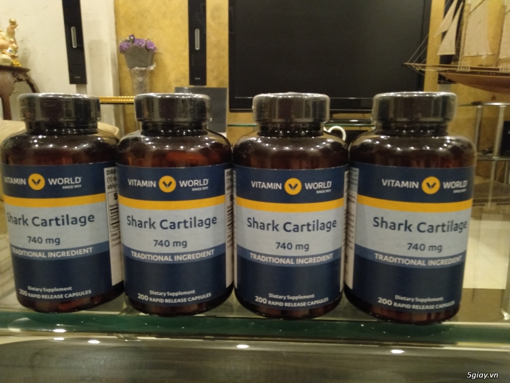 Viên sụn vi cá mập Shark 740 mg bổ xương khớp | 5giay