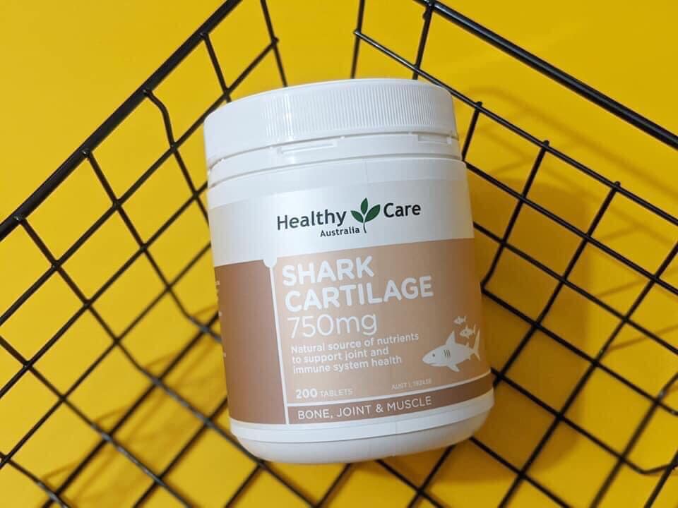 Mẫu Mới] Sụn Cá Mập Shark Cartilage 750mg 200 Viên Của Úc