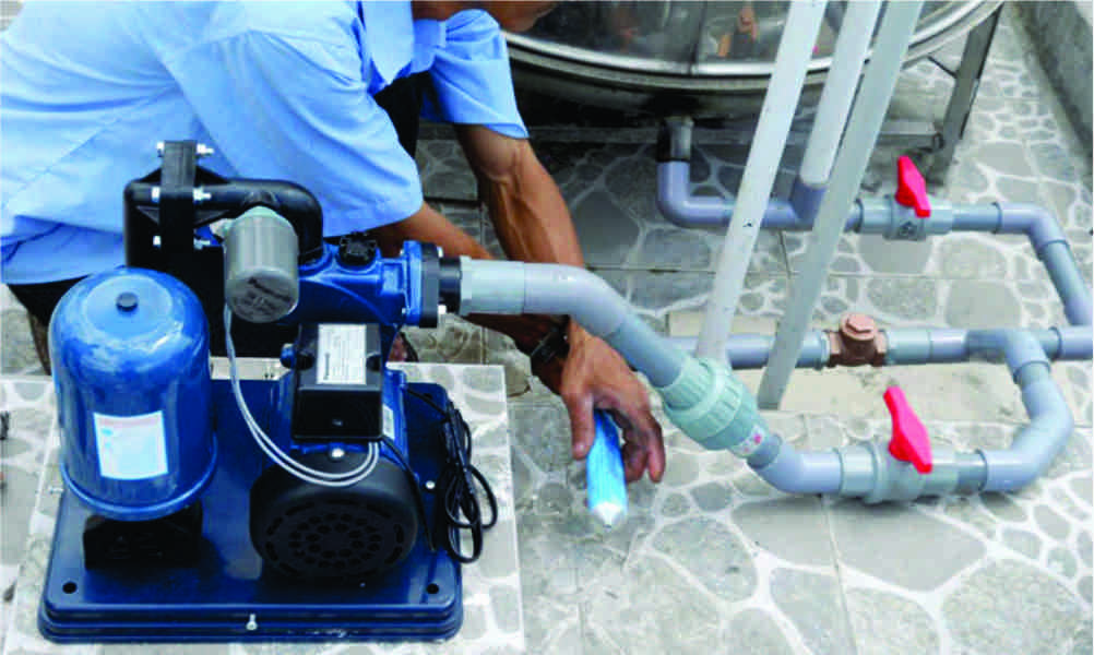 Ảnh máy bơm ứng dụng trong đời sống