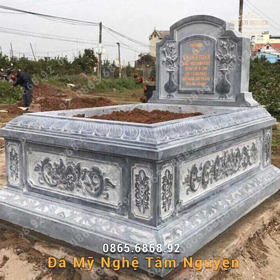 99+ Mẫu Mộ Đá Không Mái, Mộ Đá Hậu Bành Giá Rẻ, Đẹp Nhất