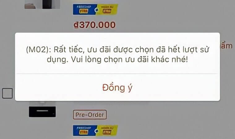Cách săn sale Shopee không cần Shopee Pay - lỗi hệ thống