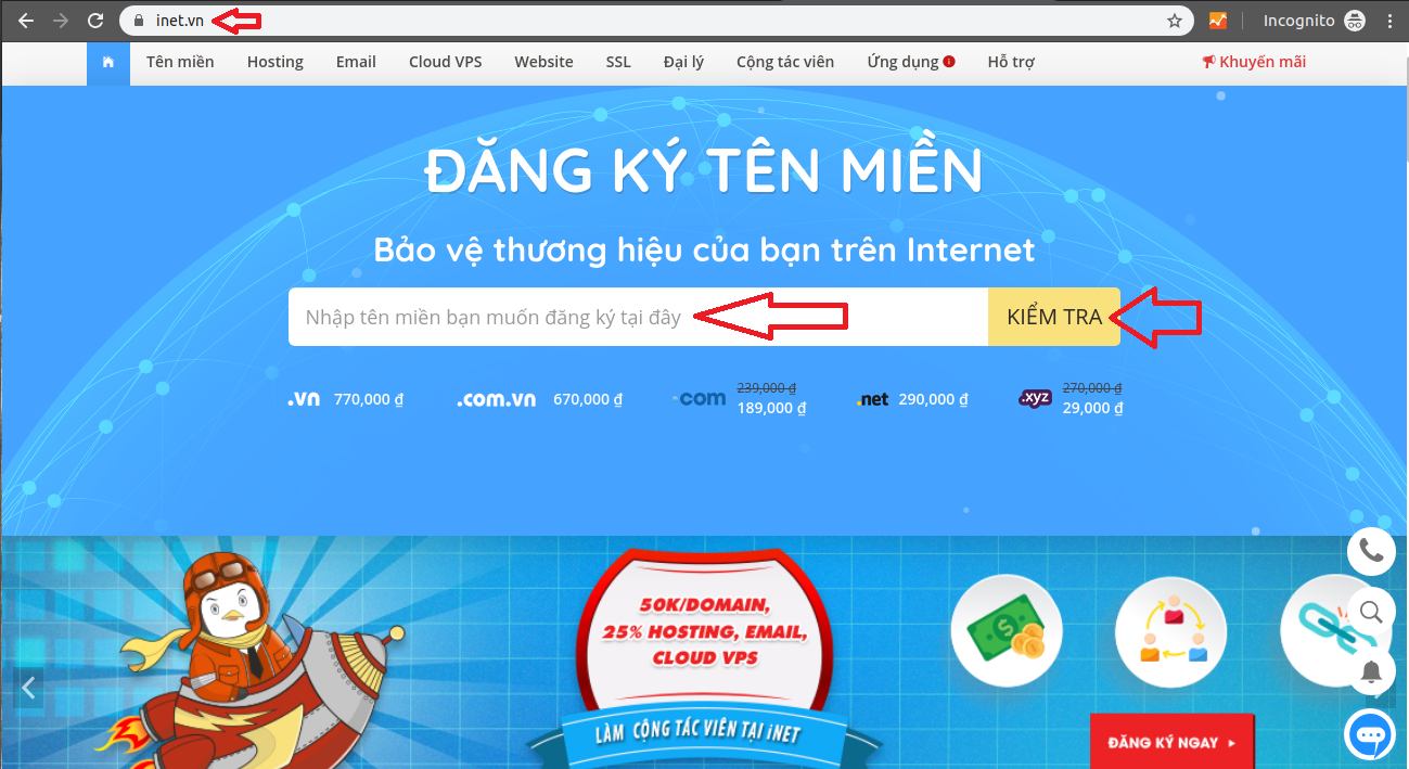 hướng dẫn thiết kế website miễn phí bằng wordpress mua domain