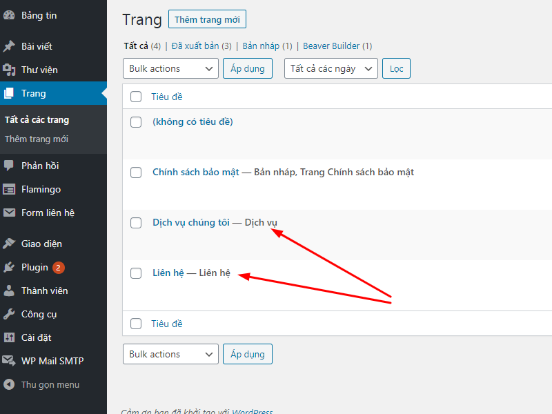Hướng dẫn thiết kế website miễn phí bằng WordPress pages