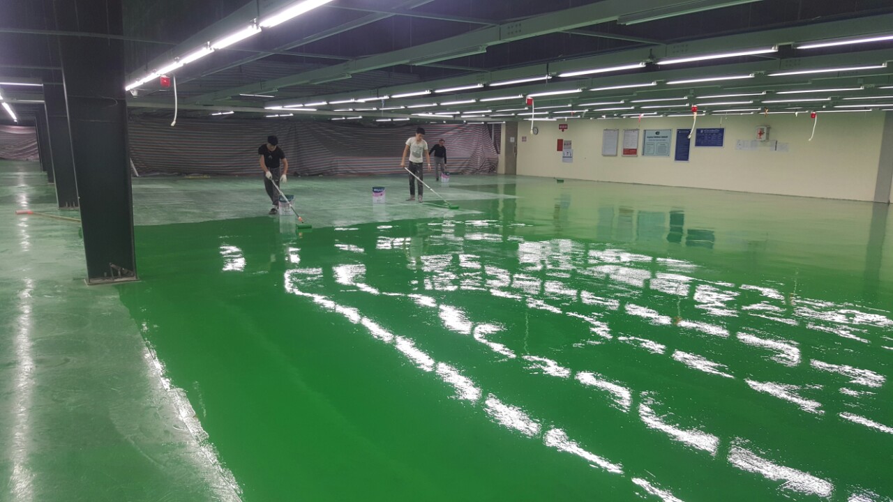 Thi công sơn epoxy