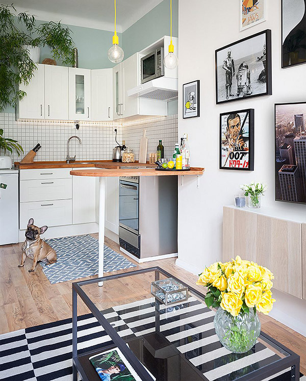 thiết kế bếp chung cư - thiết kế nội thất cho nhà bếp nhỏ