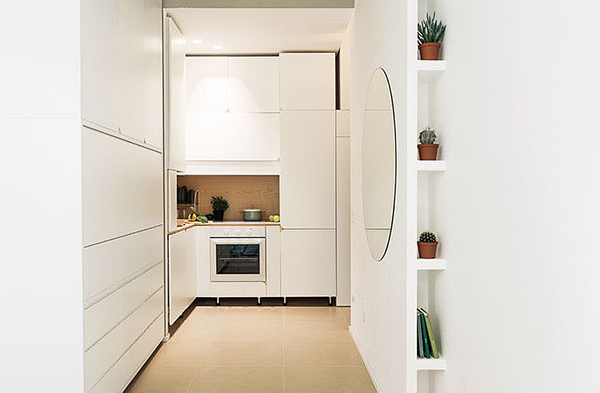 thiết kế bếp chung cư - thiết kế nội thất cho nhà bếp nhỏ