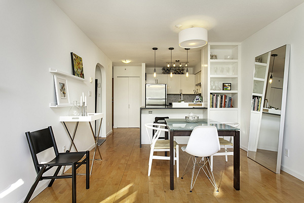 thiết kế bếp chung cư - thiết kế nội thất cho nhà bếp nhỏ