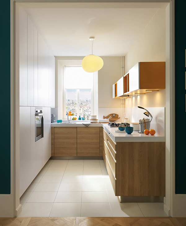 thiết kế bếp chung cư - thiết kế nội thất cho nhà bếp nhỏ