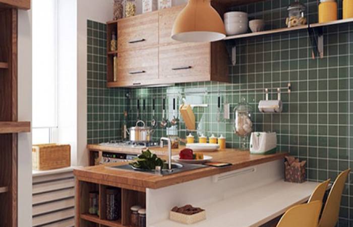 Top 10+ ý tưởng mẫu thiết kế phòng bếp nhỏ gọn giúp tiết kiệm không gian cho ngôi nhà của bạn - thiết kế nội thất cho nhà bếp nhỏ