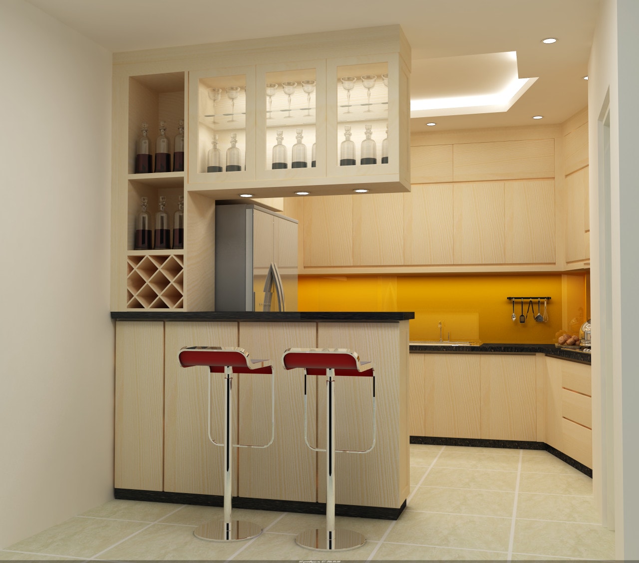 20+ Mẫu Thiết Kế Nội Thất Phòng Bếp Đẹp Hiện Đại 2022 - thiết kế nội thất cho nhà bếp nhỏ