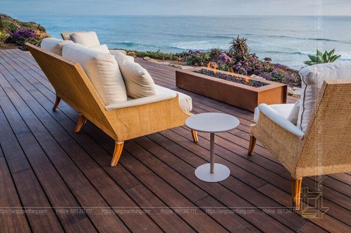 Sàn gỗ nhựa ngoài có độ bền cao