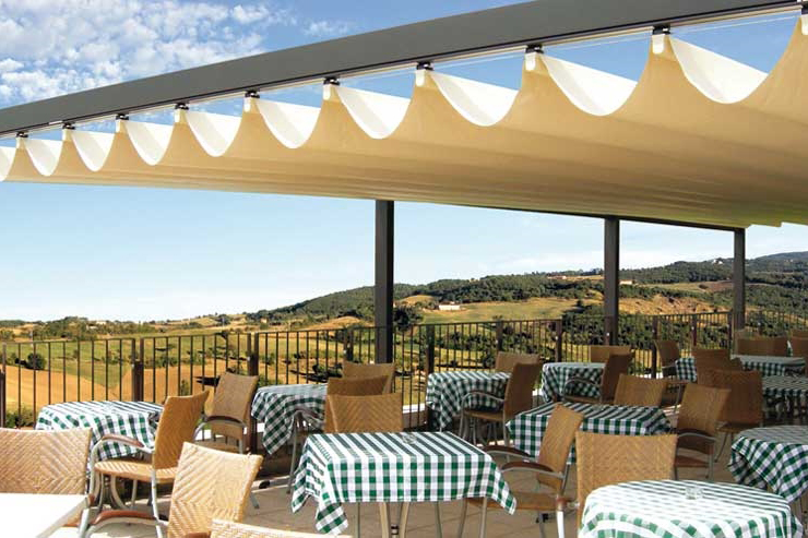 mái xếp di động