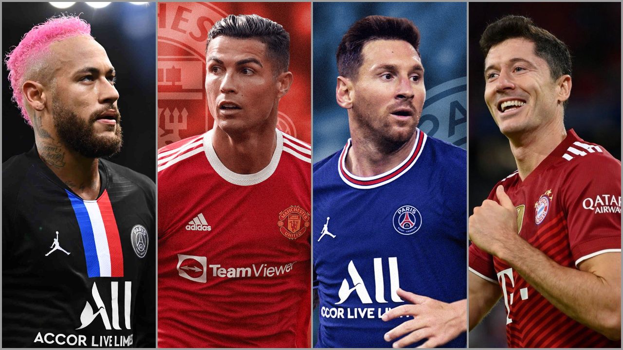 Top cầu thủ có thu nhập cao nhất thế giới 2021-22 | ELLE Man
