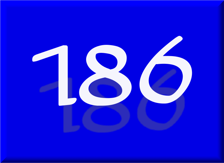 Numbers: Number 186